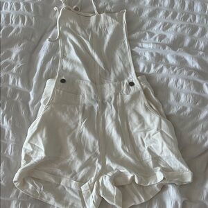 Grey Bandit White Beach Romper